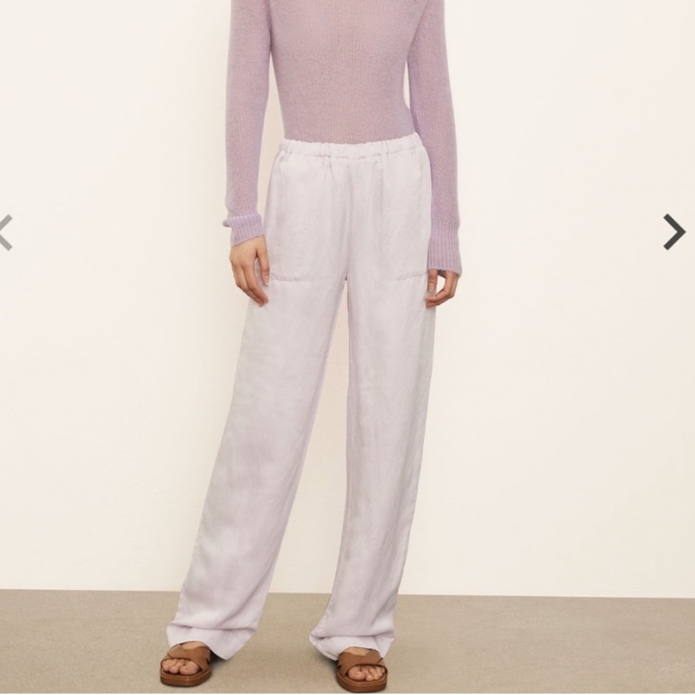 Vince silk pull up pants